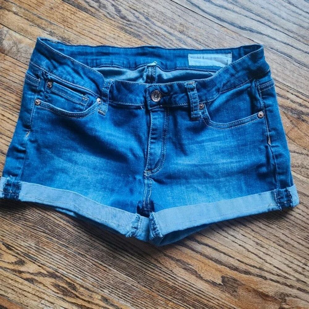 Special A Denim Shorts Large Y2K Indie Western Boho Cuffed Hem Jean Shorts